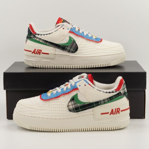 Nike Women's Air Force 1 Shadow 'Multi-Material' DZ5193-100 size 6 - 10 - Picture 8 of 15